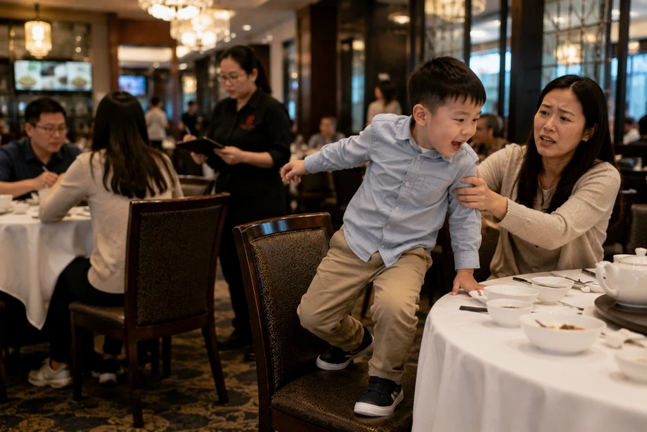 Nhà hàng Mỹ phạt tiền phụ huynh để con quậy phá Nhà hàng Mỹ phạt tiền phụ huynh để con quậy phá