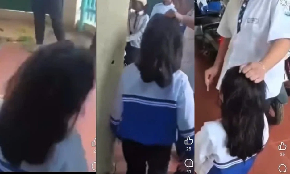 Nhát dao, điếu thuốc cháy trên mặt nữ sinh và câu hỏi dành cho người lớn Nhát dao, điếu thuốc cháy trên mặt nữ sinh và câu hỏi dành cho người lớn