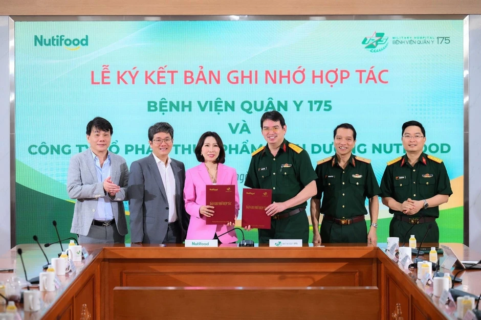 Nutifood hợp tác Bệnh viện Quân y 175 nghiên cứu giải pháp dinh dưỡng Nutifood hợp tác Bệnh viện Quân y 175 nghiên cứu giải pháp dinh dưỡng