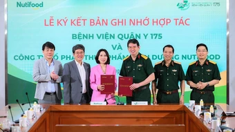 Nutifood hợp tác Bệnh viện Quân y 175 nghiên cứu giải pháp dinh dưỡng