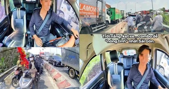 Ô tô vào làn hỗn hợp ùn ứ gây tranh cãi: Đúng luật nhưng có 'đúng tình'?