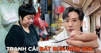 Ồn ào bát bún riêu 80k ở chợ Đồng Xuân: Bà chủ tố Tiktoker “nói sai sự thật”, Quan Không Gờ phản pháo!