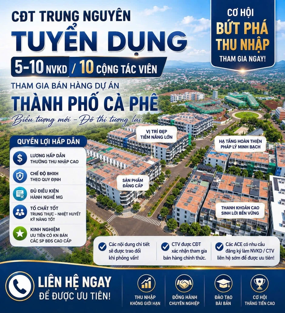 Ông Đặng Lê Nguyên Vũ đang tuyển người cùng đi bán bất động sản: Không giới hạn tuổi tác, hoa hồng lên tới 200 triệu đồng mỗi giao dịch