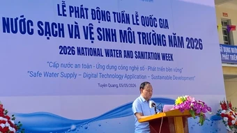 Phát động Tuần lễ quốc gia nước sạch và vệ sinh môi trường năm 2026