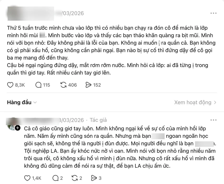Phát hiện lớp có mùi hôi, cô giáo tìm hiểu rồi có pha ứng biến quá nhân văn: "Cô đã cứu 1 cuộc đời đấy" Phát hiện lớp có mùi hôi, cô giáo tìm hiểu rồi có pha ứng biến quá nhân văn: "Cô đã cứu 1 cuộc đời đấy"