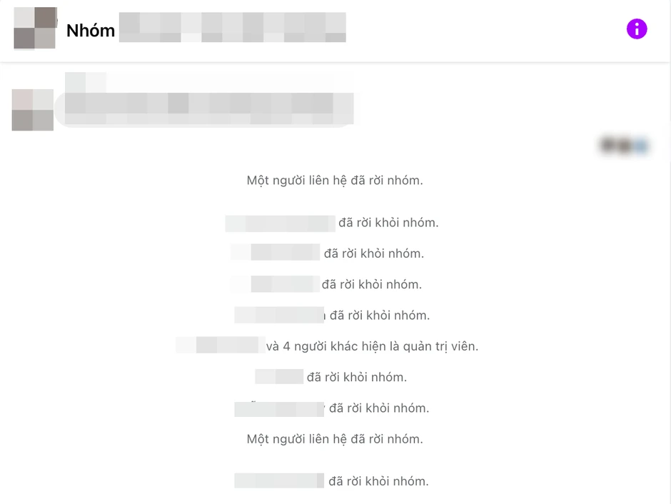 Phát hiện nhiều người cùng rời các group chat từ 8-9 năm trước chỉ sau một đêm Phát hiện nhiều người cùng rời các group chat từ 8-9 năm trước chỉ sau một đêm