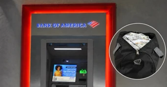 Phát hiện nhiều túi đựng hơn 3,3 tỷ đồng tiền mặt đặt trên nóc máy ATM
