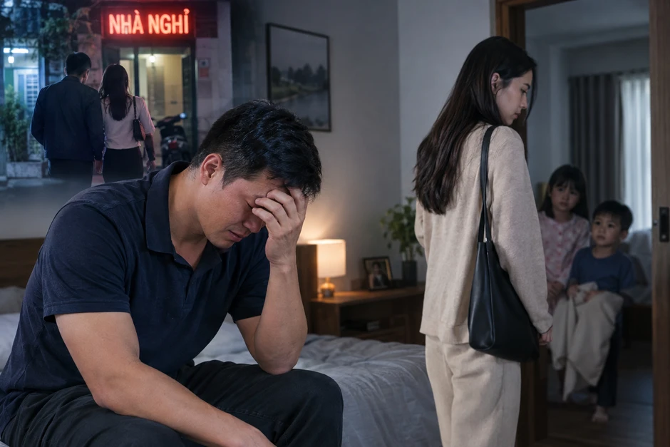 Phát hiện vợ vào nhà nghỉ khi đang đi làm xa, tôi chết lặng trước lời đề nghị ly thân và bí mật phía sau Phát hiện vợ vào nhà nghỉ khi đang đi làm xa, tôi chết lặng trước lời đề nghị ly thân và bí mật phía sau