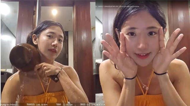 Phát trực tiếp cảnh ngâm mình trong suối nước nóng, nữ streamer xinh đẹp hút hàng chục nghìn lượt xem Phát trực tiếp cảnh ngâm mình trong suối nước nóng, nữ streamer xinh đẹp hút hàng chục nghìn lượt xem
