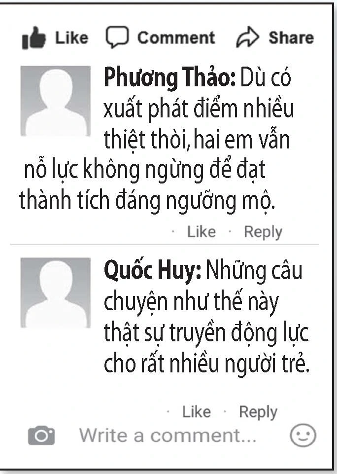 Phía sau những tấm huy chương của 2 chàng trai khuyết tật Phía sau những tấm huy chương của 2 chàng trai khuyết tật