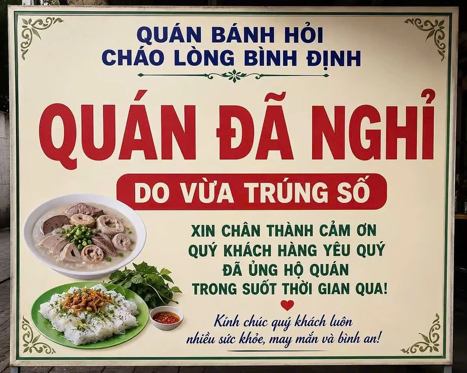 Quán ăn ở TPHCM đóng cửa vì "trúng số": Chủ quán, hàng xóm nói gì? Quán ăn ở TPHCM đóng cửa vì "trúng số": Chủ quán, hàng xóm nói gì?