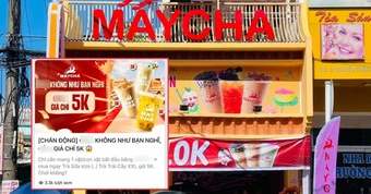Quảng cáo trà sữa trên Zalo nhưng chơi chữ phản cảm, MayCha nói gì?