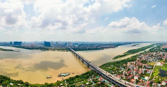 Quy hoạch sông Hồng 2026: Đô thị , công viên và sinh thái dọc hai bờ sông