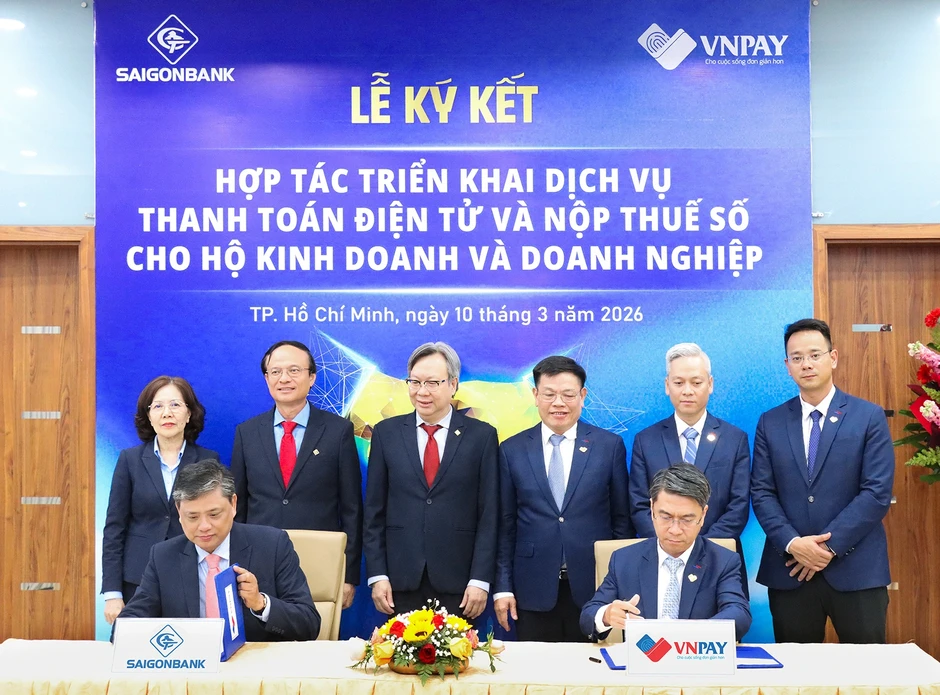 SAIGONBANK bắt tay VNPAY hỗ trợ doanh nghiệp, hộ kinh doanh thanh toán điện tử và nộp thuế số