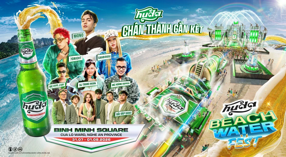 Sau Đà Nẵng, Huda Beach Water Fest tiếp tục đến Nghệ An Sau Đà Nẵng, Huda Beach Water Fest tiếp tục đến Nghệ An
