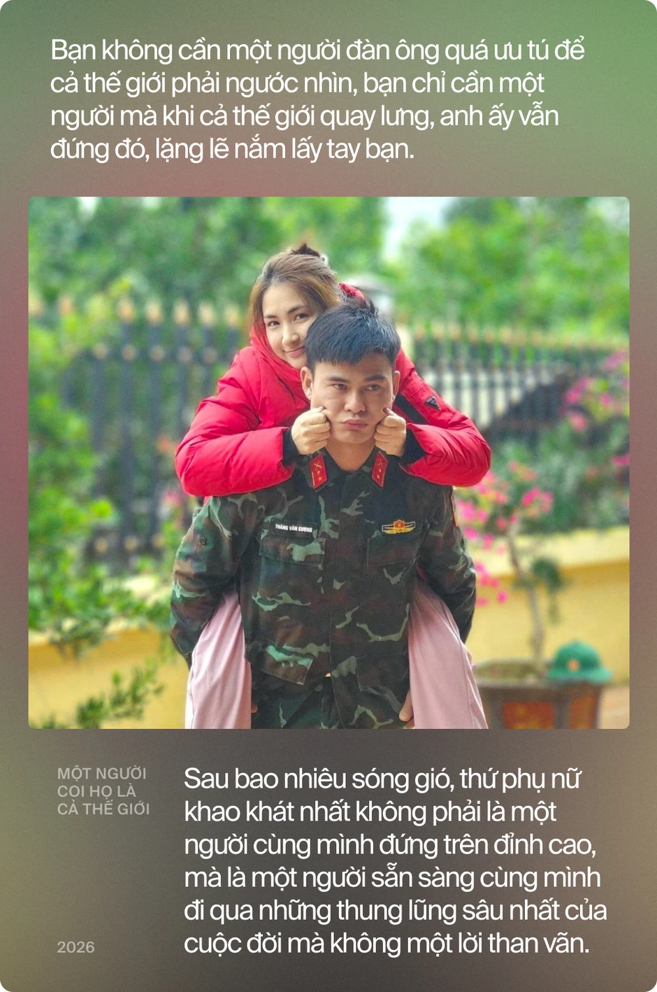 Sau tất cả, điều phụ nữ tìm kiếm không phải là một người cho họ cả thế giới, mà là một người coi họ là cả thế giới Sau tất cả, điều phụ nữ tìm kiếm không phải là một người cho họ cả thế giới, mà là một người coi họ là cả thế giới