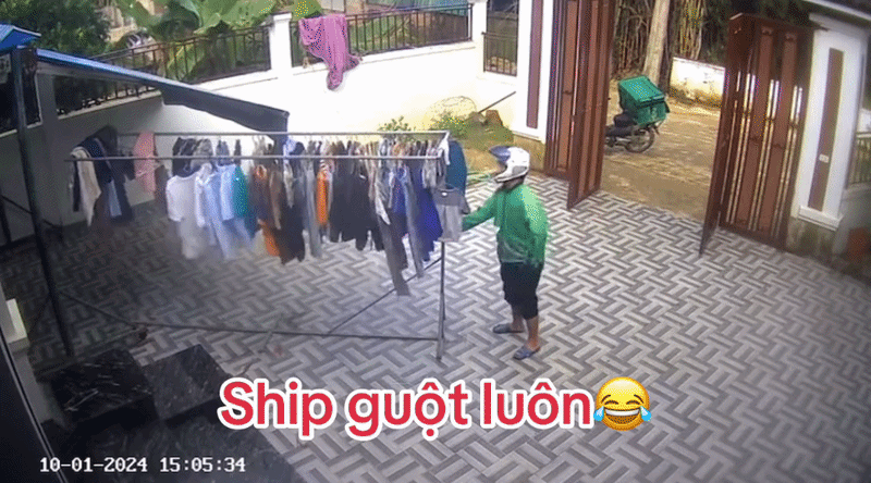 Shipper đến nhà lấy đơn hàng hoàn nhưng không có ai, chủ về trích xuất camera an ninh đăng khắp nơi Shipper đến nhà lấy đơn hàng hoàn nhưng không có ai, chủ về trích xuất camera an ninh đăng khắp nơi