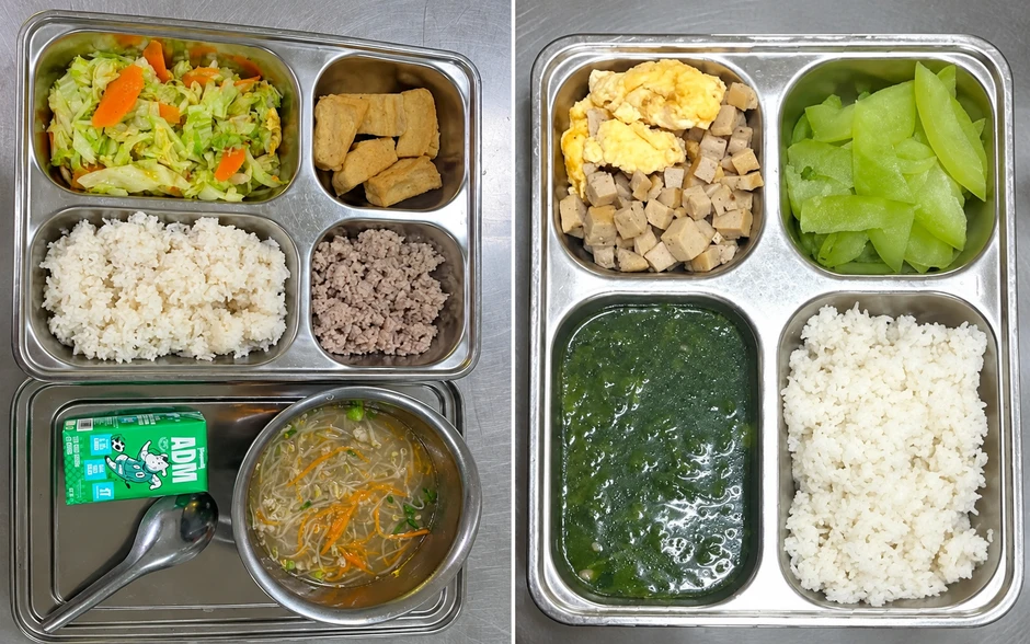 Suất ăn bán trú trường công ở Hà Nội đầy đặn, ngon mắt vẫn gây tranh cãi, phụ huynh phản ánh điều bất ngờ Suất ăn bán trú trường công ở Hà Nội đầy đặn, ngon mắt vẫn gây tranh cãi, phụ huynh phản ánh điều bất ngờ