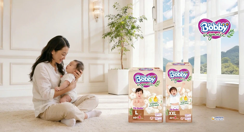 Tã quần cao cấp Bobby Organic: Giải pháp chăm sóc dịu nhẹ từ thiên nhiên Tã quần cao cấp Bobby Organic: Giải pháp chăm sóc dịu nhẹ từ thiên nhiên