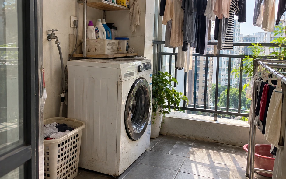 Tại sao ngày càng nhiều gia đình không còn đặt máy giặt trong nhà vệ sinh? 2 vị trí mới khô ráo, gọn nhà, dùng cũng thuận tiện hơn Tại sao ngày càng nhiều gia đình không còn đặt máy giặt trong nhà vệ sinh? 2 vị trí mới khô ráo, gọn nhà, dùng cũng thuận tiện hơn
