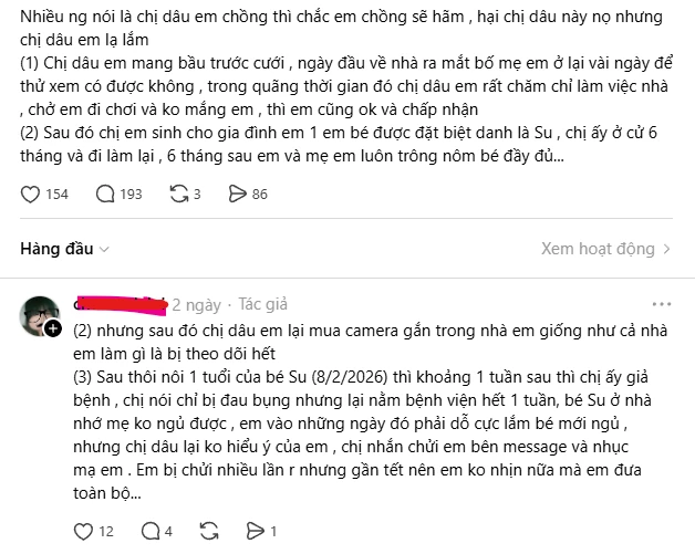 Tâm sự sốc của cô bé 14 tuổi về chị dâu và những uất ức không tin nổi Tâm sự sốc của cô bé 14 tuổi về chị dâu và những uất ức không tin nổi
