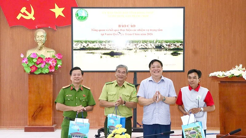 Tăng cường quản lý, bảo vệ Vườn quốc gia Tràm Chim Tăng cường quản lý, bảo vệ Vườn quốc gia Tràm Chim
