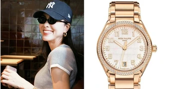 Tăng Thanh Hà đeo đồng hồ đính 160 viên kim cương giá gần 1,6 tỷ đồng