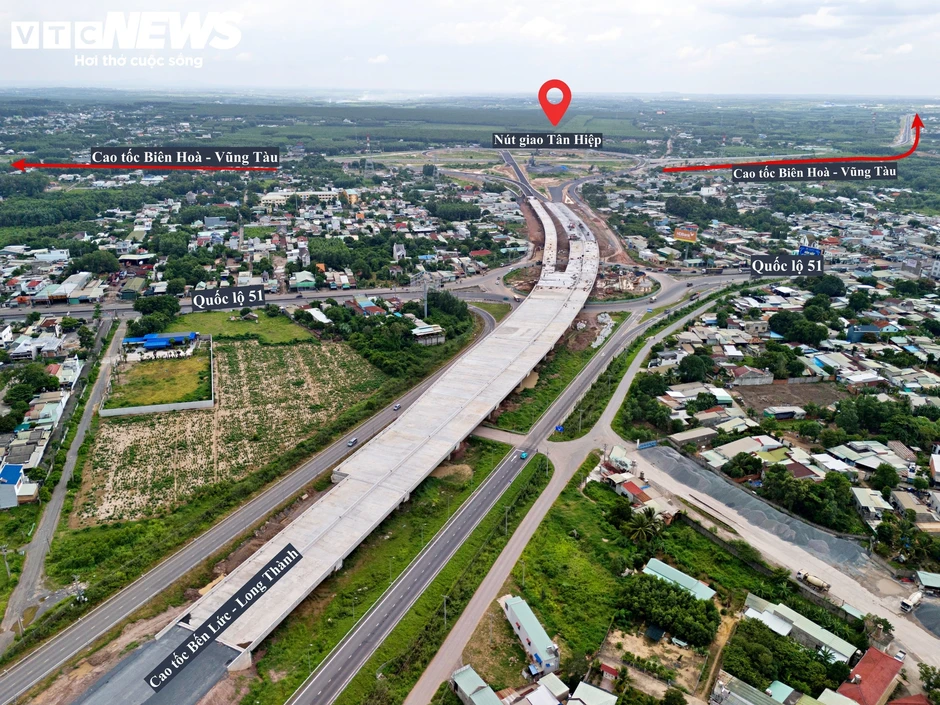 Tăng tốc thi công siêu nút giao 2 cao tốc kết nối với sân bay Long Thành Tăng tốc thi công siêu nút giao 2 cao tốc kết nối với sân bay Long Thành