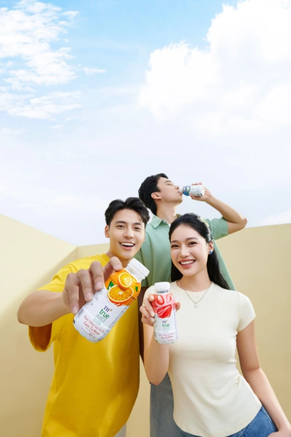 TH true JUICE milk - nước uống sữa trái cây cho giới trẻ TH true JUICE milk - nước uống sữa trái cây cho giới trẻ