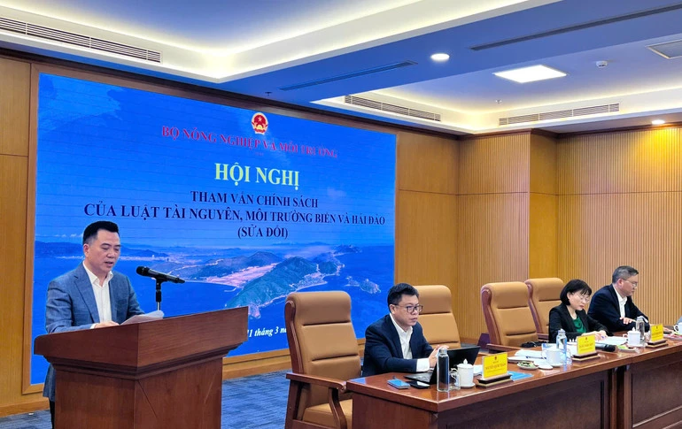 Tham vấn chính sách sửa đổi Luật Tài nguyên, môi trường biển và hải đảo Tham vấn chính sách sửa đổi Luật Tài nguyên, môi trường biển và hải đảo
