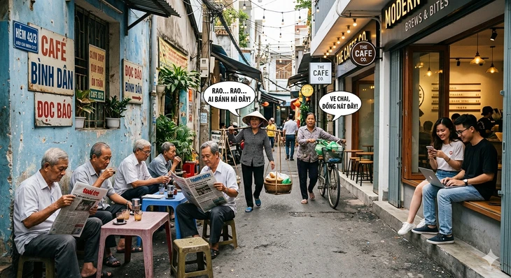 Thành phố mình giữa đôi bờ quen - lạ Thành phố mình giữa đôi bờ quen - lạ