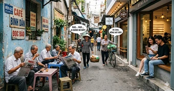 Thành phố mình giữa đôi bờ quen - lạ