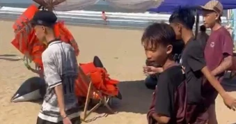 Thợ chụp ảnh dạo quyên góp giúp nhóm thiếu niên rơi tiền khi tắm biển