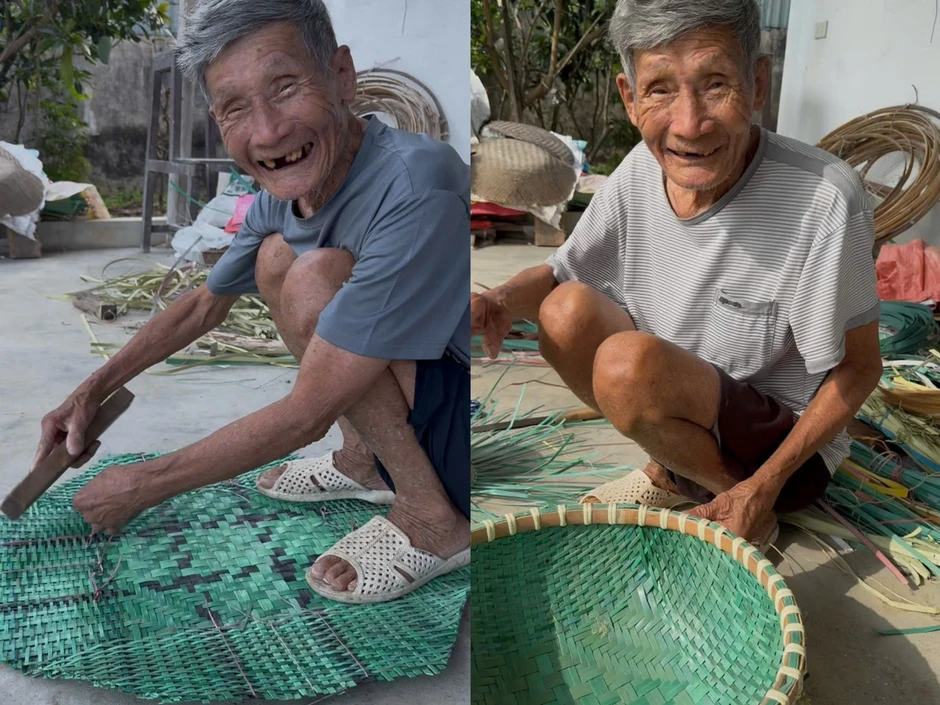 Thợ đan giỏ U.100 bỗng dưng nổi tiếng mạng xã hội Thợ đan giỏ U.100 bỗng dưng nổi tiếng mạng xã hội