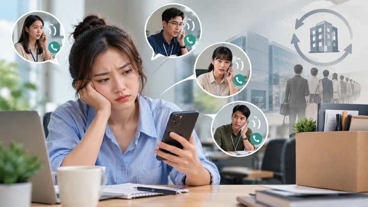 Thôi việc hơn 6 tháng vẫn bị người công ty cũ gọi điện suốt ngày nhờ hỗ trợ Thôi việc hơn 6 tháng vẫn bị người công ty cũ gọi điện suốt ngày nhờ hỗ trợ
