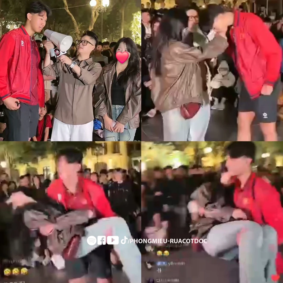 Thủ môn gần 2m U19 Việt Nam viral MXH, đi dạo phố vô tình gặp nàng thơ, "khi đi lẻ bóng, khi về có đôi" Thủ môn gần 2m U19 Việt Nam viral MXH, đi dạo phố vô tình gặp nàng thơ, "khi đi lẻ bóng, khi về có đôi"