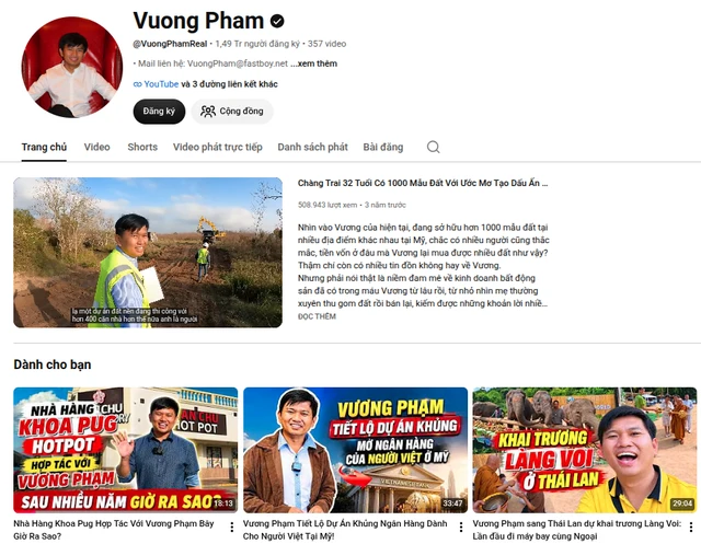 Thu nhập của Vương Phạm - triệu phú 9X người Việt ở Mỹ Thu nhập của Vương Phạm - triệu phú 9X người Việt ở Mỹ