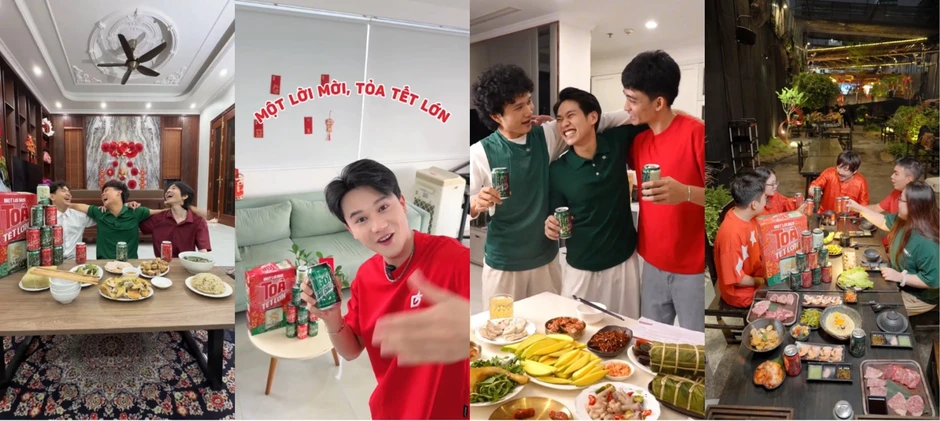 Thử thách của Bia Saigon gắn kết mọi người cùng 'tỏa Tết lớn'
