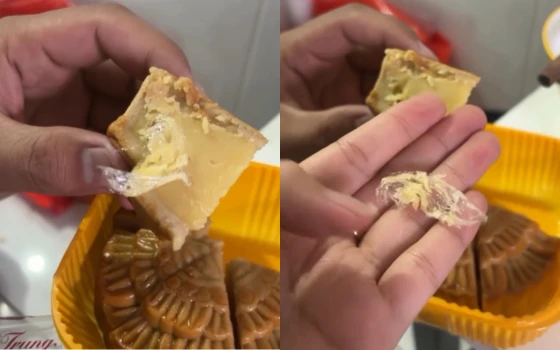 Thương hiệu bánh Trung Thu nổi tiếng N.L bị phản ánh bánh có vật lạ giống móng chân, có người từng gặp nilon trong nhân bánh Thương hiệu bánh Trung Thu nổi tiếng N.L bị phản ánh bánh có vật lạ giống móng chân, có người từng gặp nilon trong nhân bánh