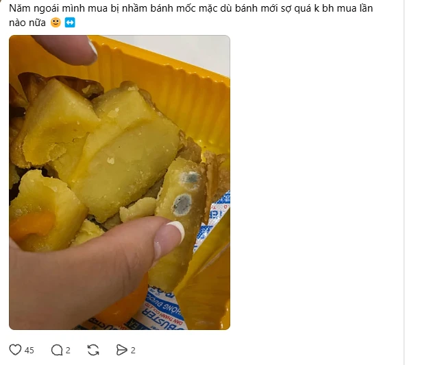 Thương hiệu bánh Trung Thu nổi tiếng N.L bị phản ánh bánh có vật lạ giống móng chân, có người từng gặp nilon trong nhân bánh Thương hiệu bánh Trung Thu nổi tiếng N.L bị phản ánh bánh có vật lạ giống móng chân, có người từng gặp nilon trong nhân bánh
