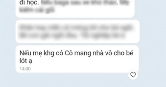 Tin nhắn đầu giờ chiều của cô giáo ở TP.HCM khiến bà mẹ rưng rưng xúc động: Không ngờ cô lại tinh tế đến thế này!