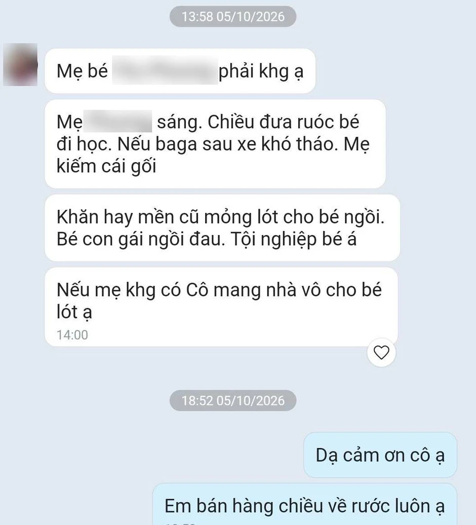 Tin nhắn đầu giờ chiều của cô giáo ở TP.HCM khiến bà mẹ rưng rưng xúc động: Không ngờ cô lại tinh tế đến thế này!