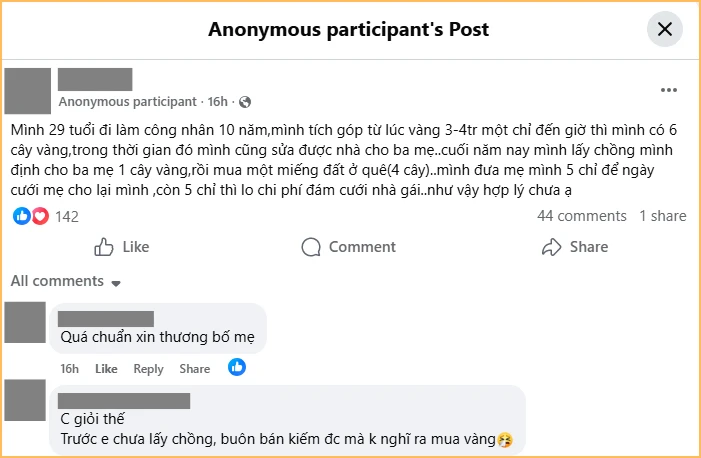 Toan tính của người mua vàng từ thời 3-4 triệu 1 chỉ Toan tính của người mua vàng từ thời 3-4 triệu 1 chỉ