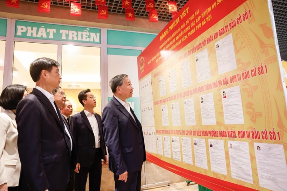 Tổng Bí thư Tô Lâm dự Hội nghị tiếp xúc giữa cử tri với người ứng cử đại biểu Quốc hội