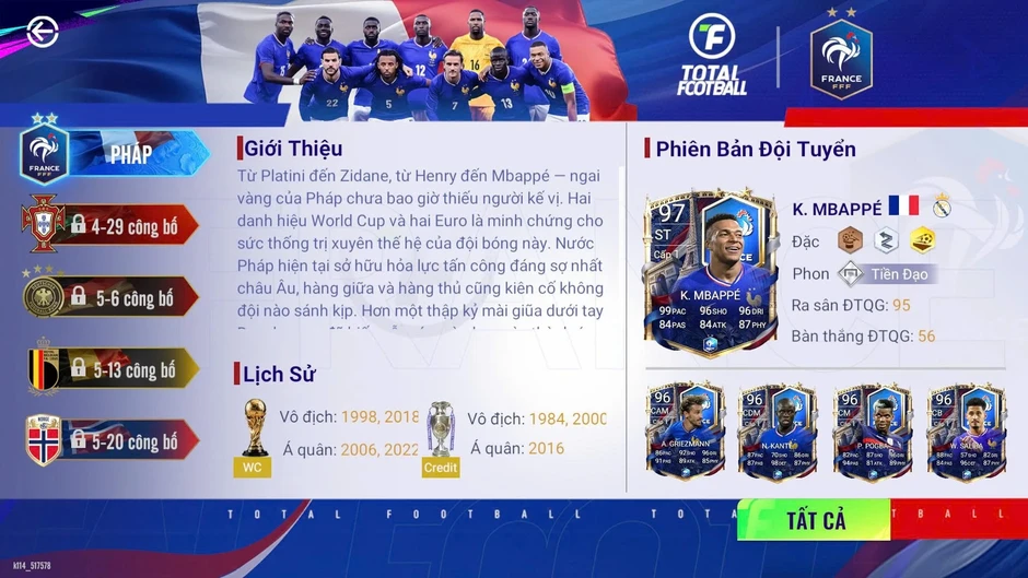 Total Football VNG chính thức ra mắt cộng đồng game thủ Đông Nam Á Total Football VNG chính thức ra mắt cộng đồng game thủ Đông Nam Á