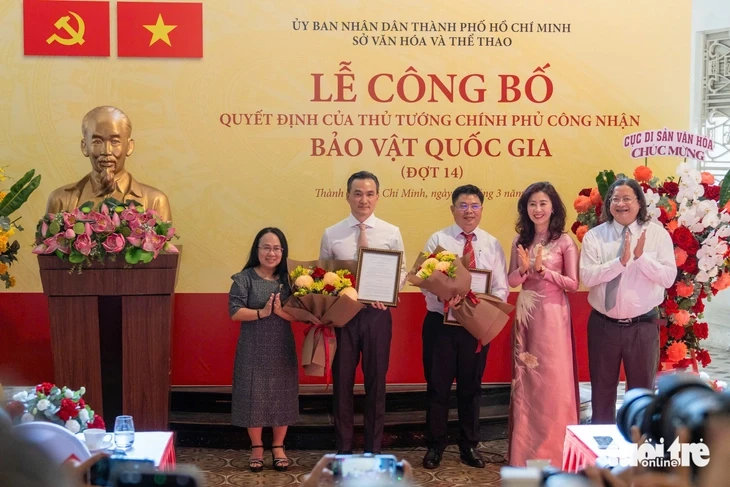 TP.HCM chính thức có thêm hai bảo vật quốc gia TP.HCM chính thức có thêm hai bảo vật quốc gia
