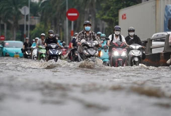 TP.HCM còn 57 điểm ngập nặng