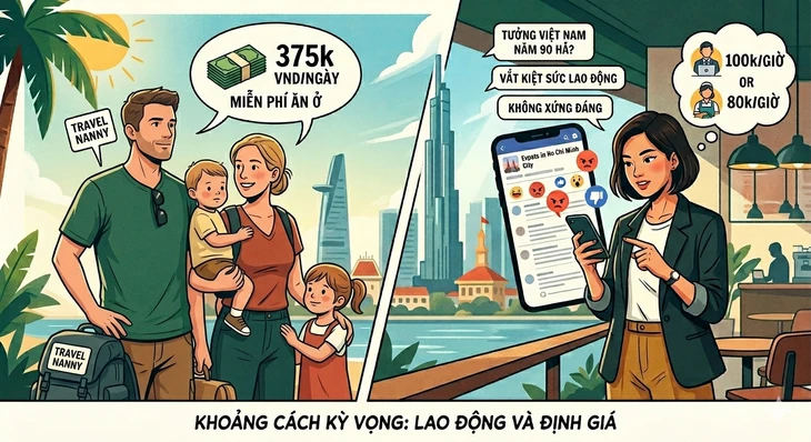 Trả 375.000 đồng/ngày cho bảo mẫu theo gia đình Tây đi khắp Việt Nam: Bớt giỡn nha bro! Trả 375.000 đồng/ngày cho bảo mẫu theo gia đình Tây đi khắp Việt Nam: Bớt giỡn nha bro!