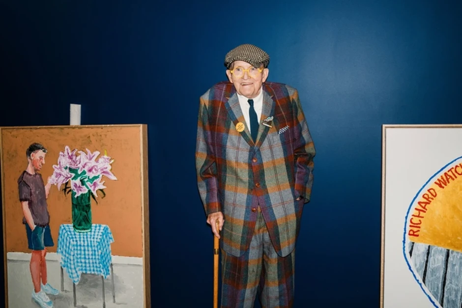 Tranh của David Hockney tái xuất sau 30 năm, sắp đấu giá hàng triệu bảng Anh Tranh của David Hockney tái xuất sau 30 năm, sắp đấu giá hàng triệu bảng Anh