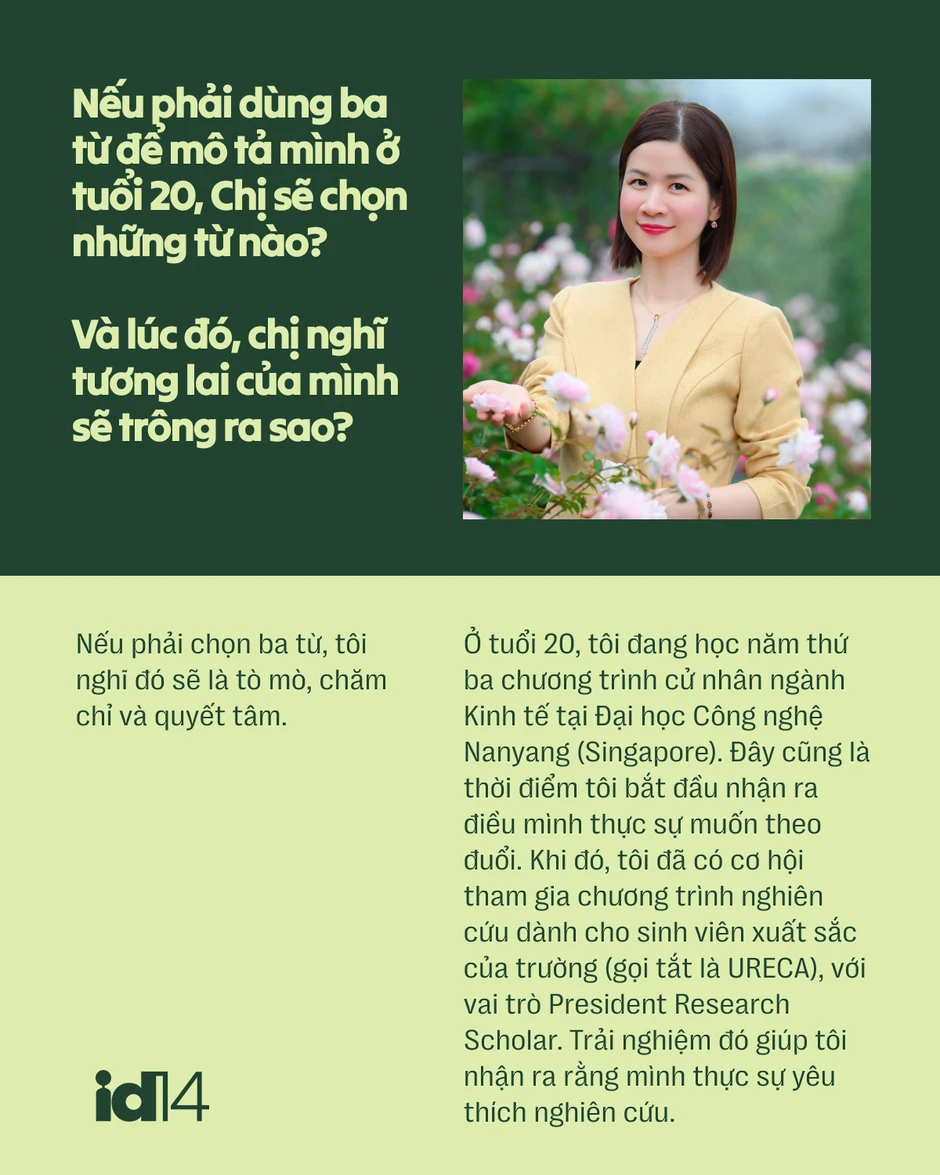 Từ cô gái say mê nghiên cứu đến Giám đốc điều hành Quỹ VinFuture: Đừng quá lo nếu tuổi 20 chưa biết mình sẽ đi đâu Từ cô gái say mê nghiên cứu đến Giám đốc điều hành Quỹ VinFuture: Đừng quá lo nếu tuổi 20 chưa biết mình sẽ đi đâu
